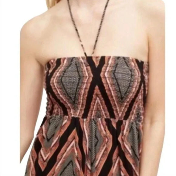 Anthropologie Lilka Serra Aztec Mosaic Geo Print Harem Jumpsuit Size Small - Picture 3 of 8